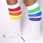 Cellblock 13 Pride socks white