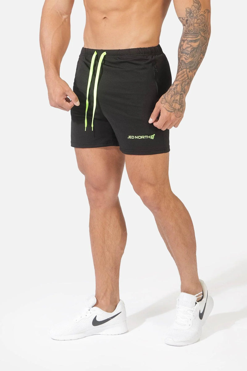 Jed North Agile 4 gym short w/zipper pockets black – Egoist Underwear
