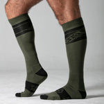 Locker Gear LK1101 knee-high socks army green
