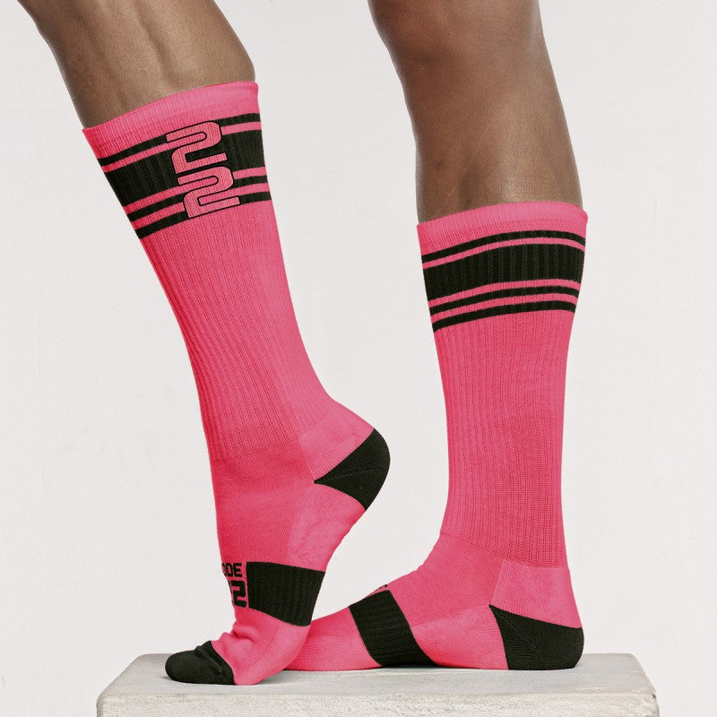 Code 22 Active socks 8008 neon pink