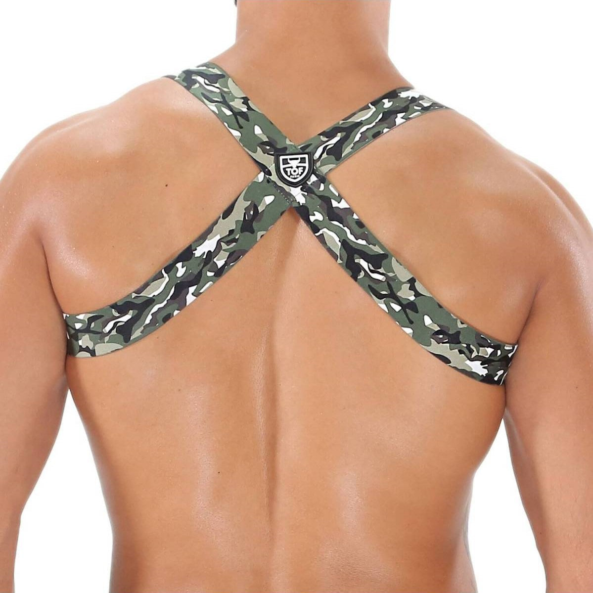 TOF Party Boy harness camouflage khaki