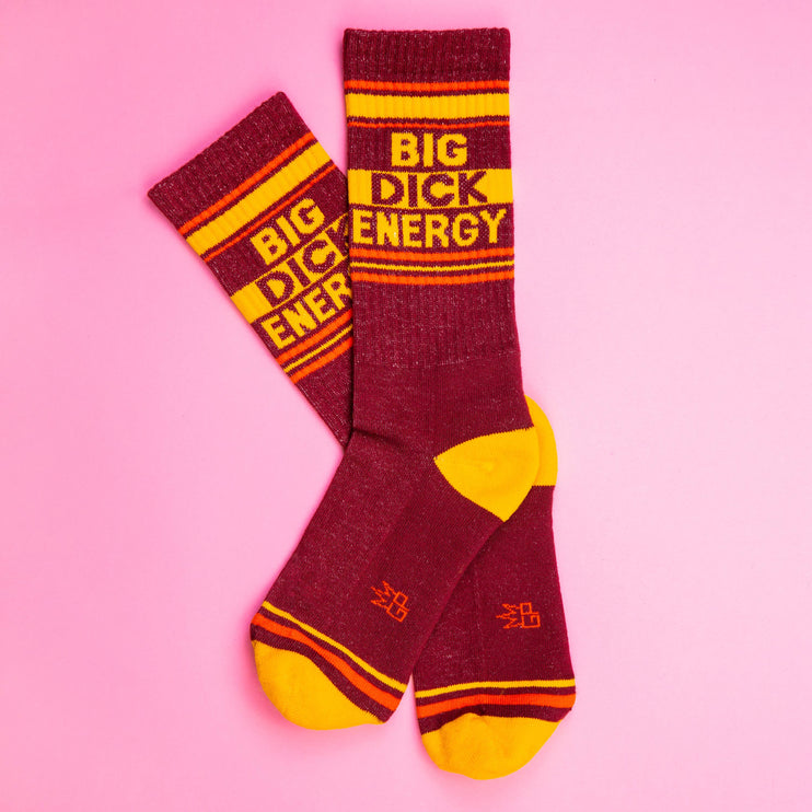 Gumball Poodle Big Dick Energy Gym Crew Socks