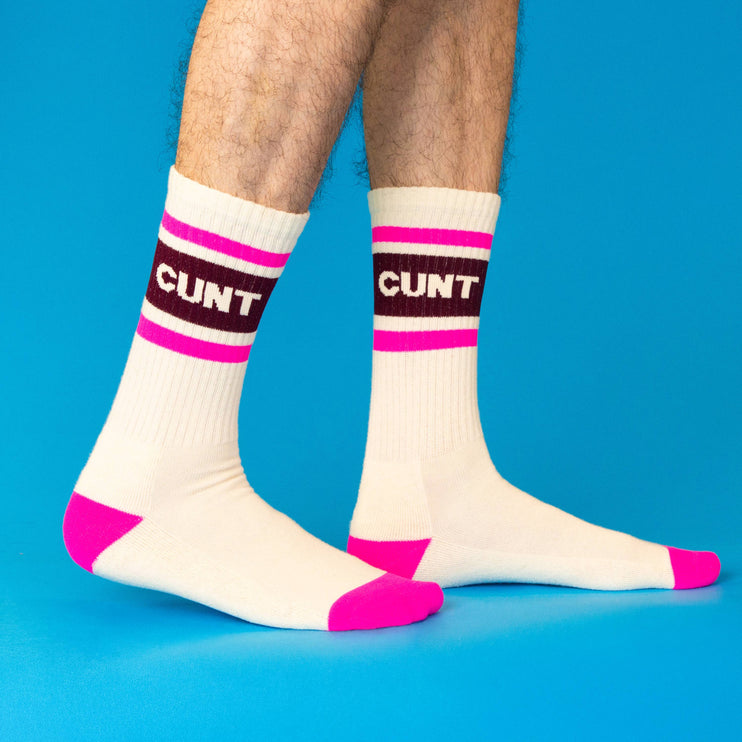 Gumball Poodle Cunt Gym Crew Socks