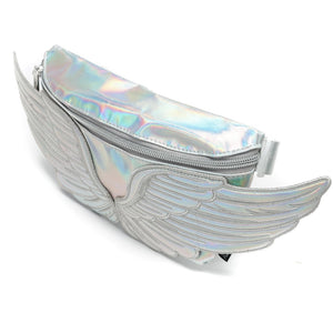 Wings ultra slim fanny pack silver