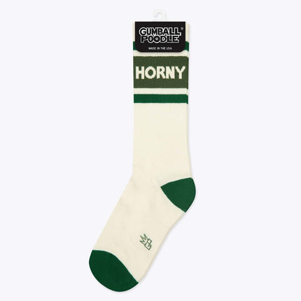 Gumball Poodle Horny Gym Crew Socks