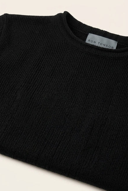 Ron Tomson Pullover Sweater - Black