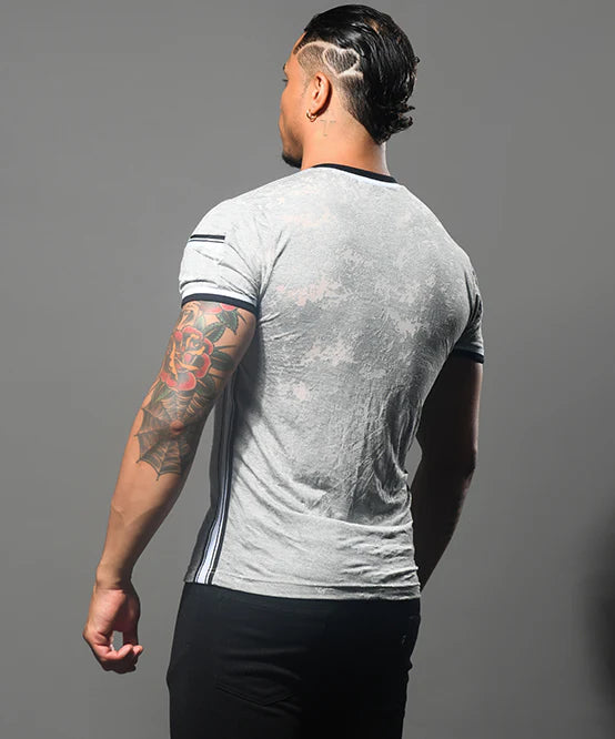 Andrew Christian 10414 Energy burnout t-shirt grey