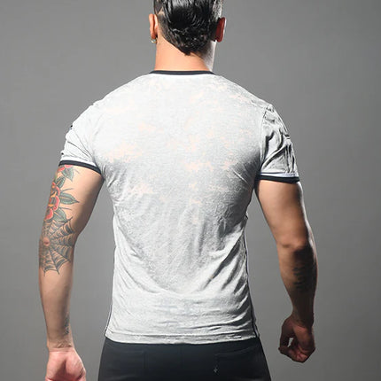 Andrew Christian 10414 Energy burnout t-shirt grey