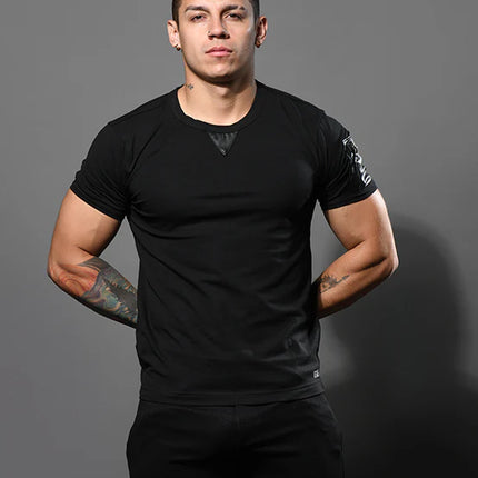 Andrew Christian 10418 Zipper Pocket t-shirt black