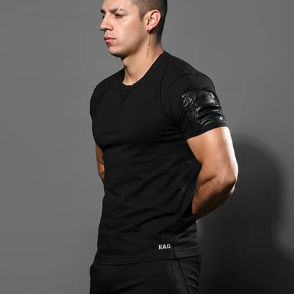 Andrew Christian 10418 Zipper Pocket t-shirt black