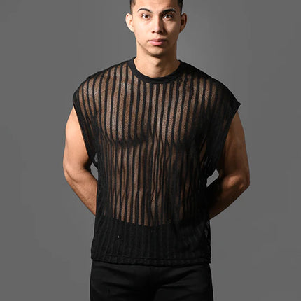 Andrew Christian 10449 Mesh Motion t-shirt black