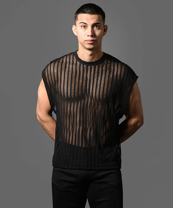 Andrew Christian 10449 Mesh Motion t-shirt black
