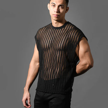 Andrew Christian 10449 Mesh Motion t-shirt black