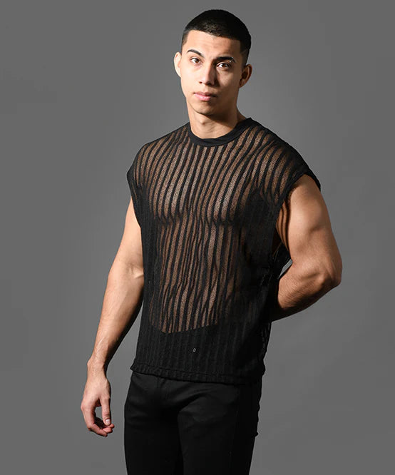 Andrew Christian 10449 Mesh Motion t-shirt black