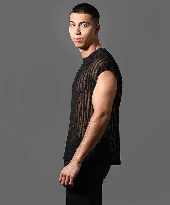 Andrew Christian 10449 Mesh Motion t-shirt black