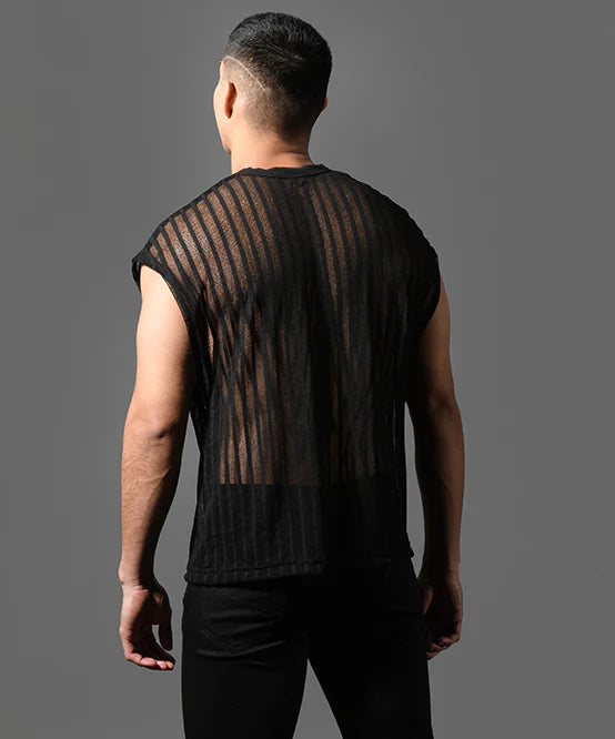Andrew Christian 10449 Mesh Motion t-shirt black