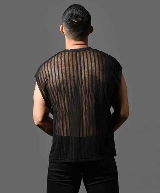 Andrew Christian 10449 Mesh Motion t-shirt black