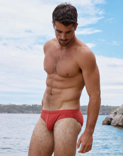 2eros V10 Core Swim Brief - Rust Orange