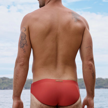 2eros V10 Core Swim Brief - Rust Orange
