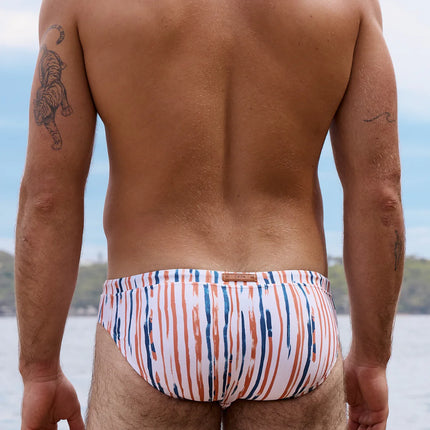 2eros V30 Oceanus Swim Brief - Red Stripe