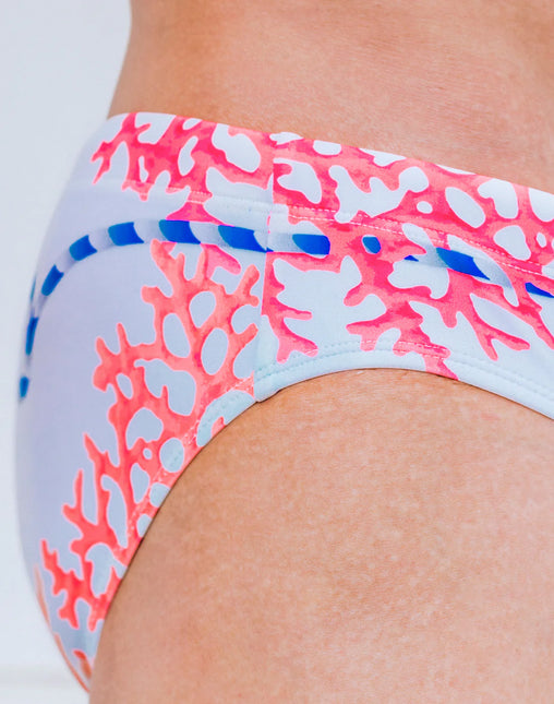 2eros V10 Coralscape Swim Brief - Blue