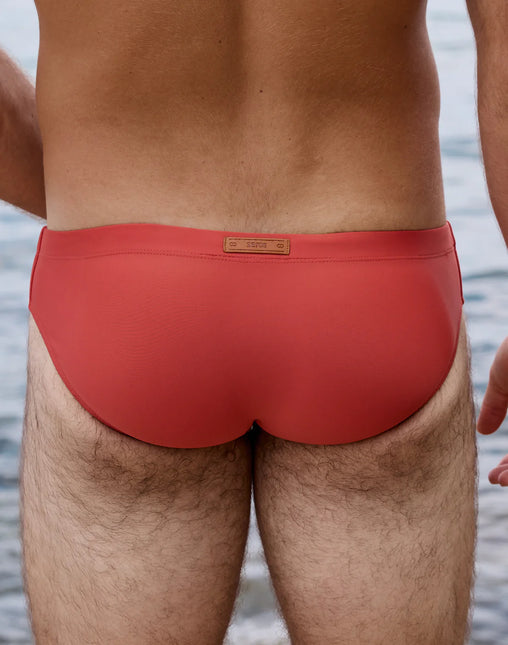 2eros V10 Core Swim Brief - Rust Orange