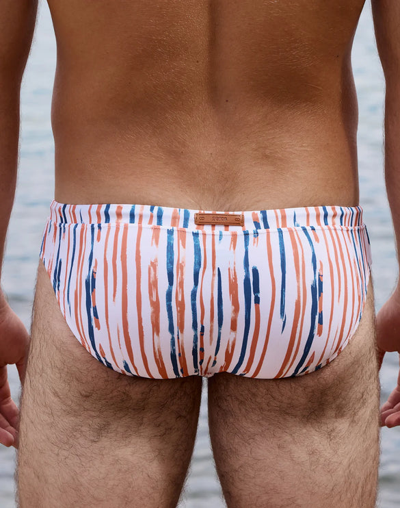 2eros V30 Oceanus Swim Brief - Red Stripe