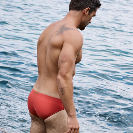 2eros V10 Core Swim Brief - Rust Orange