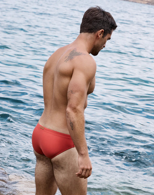 2eros V10 Core Swim Brief - Rust Orange