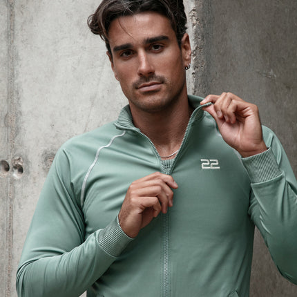 Code 22 Reflex track jacket 9740 green