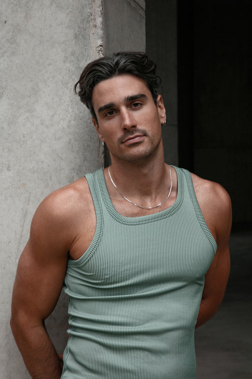 Code 22 Reflex ribbed tank 9741 green