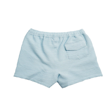 Eight X Pale Wave 4-Inch Seersucker Swim Shorts - Blue Stripe