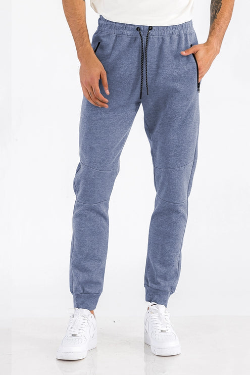 WEIV Sweat Jogger Pants - Heather Navy