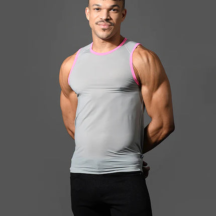 Andrew Christian 20012 muscle tank grey
