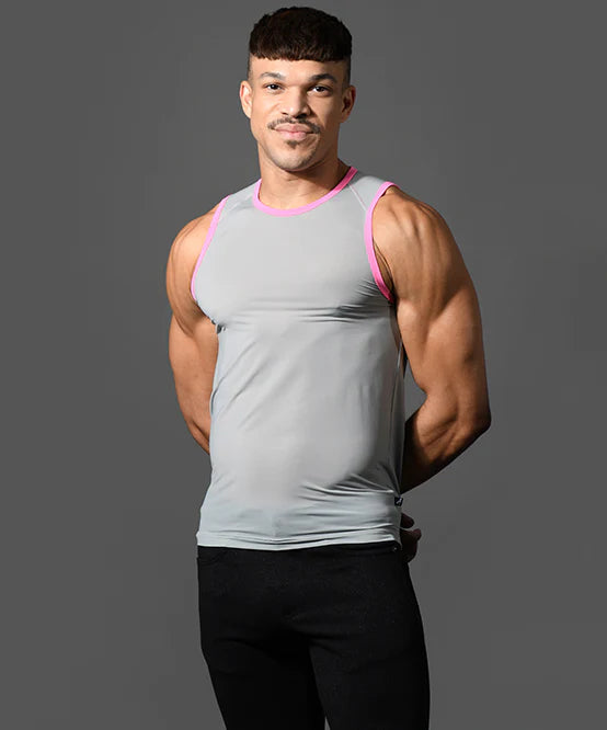 Andrew Christian 20012 muscle tank grey