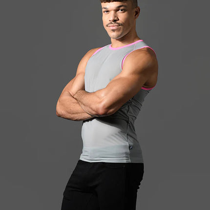 Andrew Christian 20012 muscle tank grey