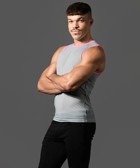 Andrew Christian 20012 muscle tank grey