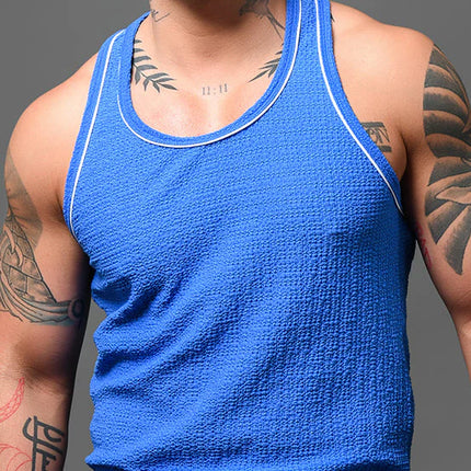 Andrew Christian 20062 Poolside tank blue