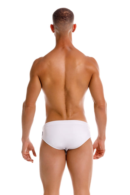JOR Travel Swim Brief - White