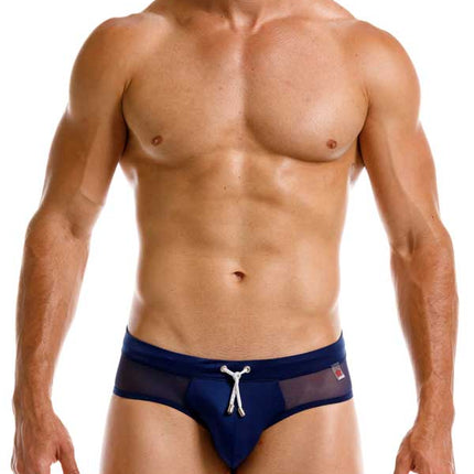 JOR Mystic Swim Brief - Mesh Navy