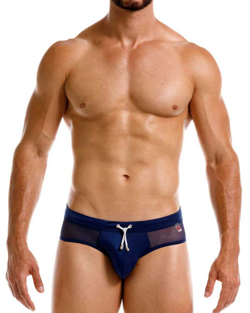 JOR Mystic Swim Brief - Mesh Navy