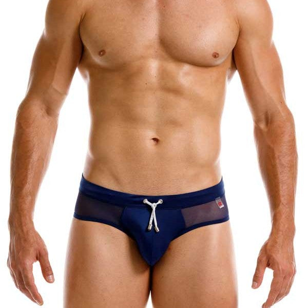 JOR Mystic Swim Brief - Mesh Navy