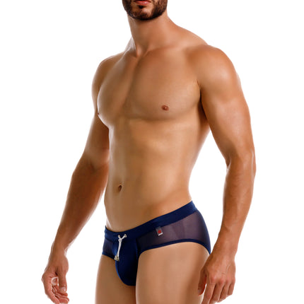 JOR Mystic Swim Brief - Mesh Navy