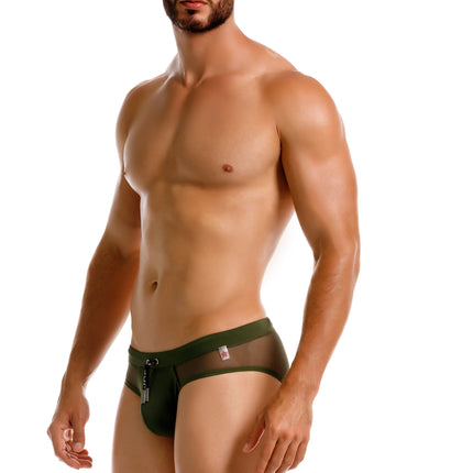 JOR Mystic Swim Brief - Mesh Green