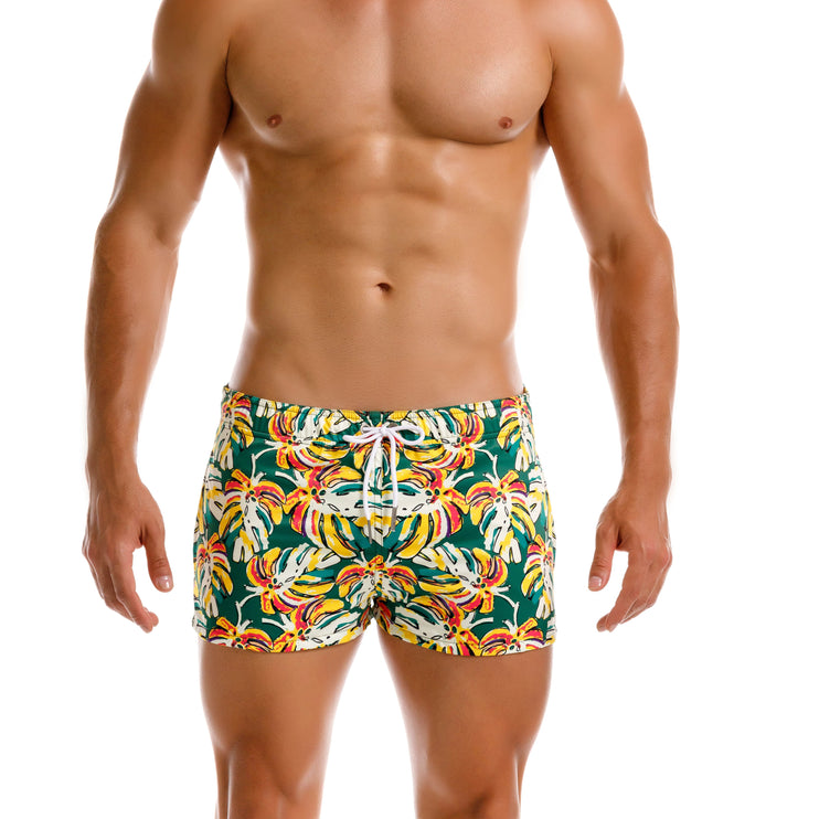 JOR Spirit 2-inch Swim Shorts - Tropical Green