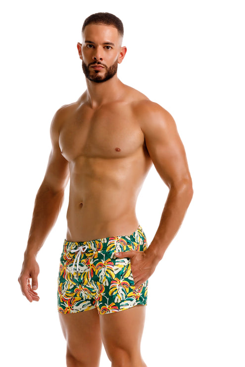 JOR Spirit 2-inch Swim Shorts - Tropical Green