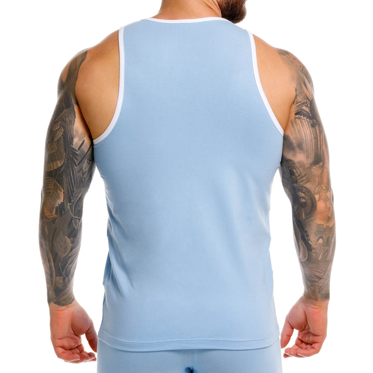 JOR College Cotton Tank - Blue