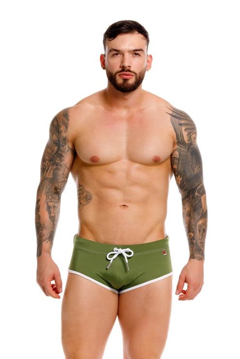 JOR Vintage swim boxer green