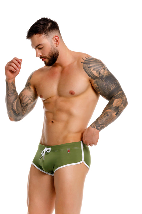 JOR Vintage swim boxer green