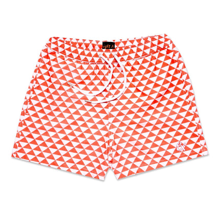 Eight X Triangle Breeze 4-Inch Swim Shorts - Red